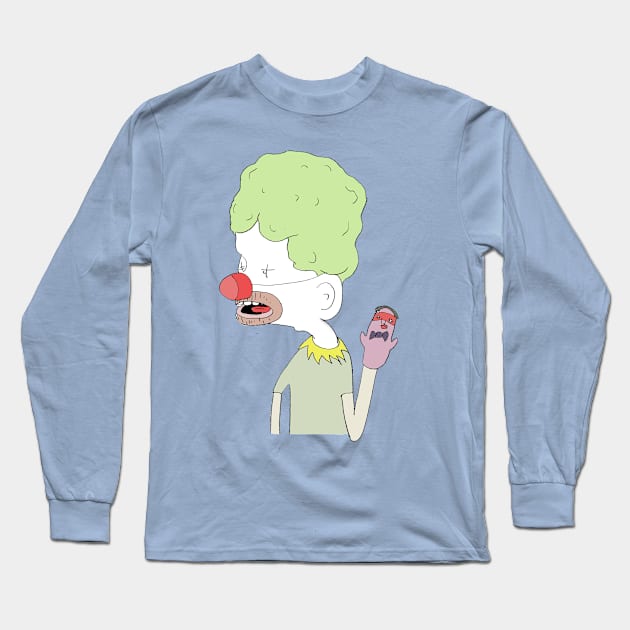 clown Long Sleeve T-Shirt by Spankriot